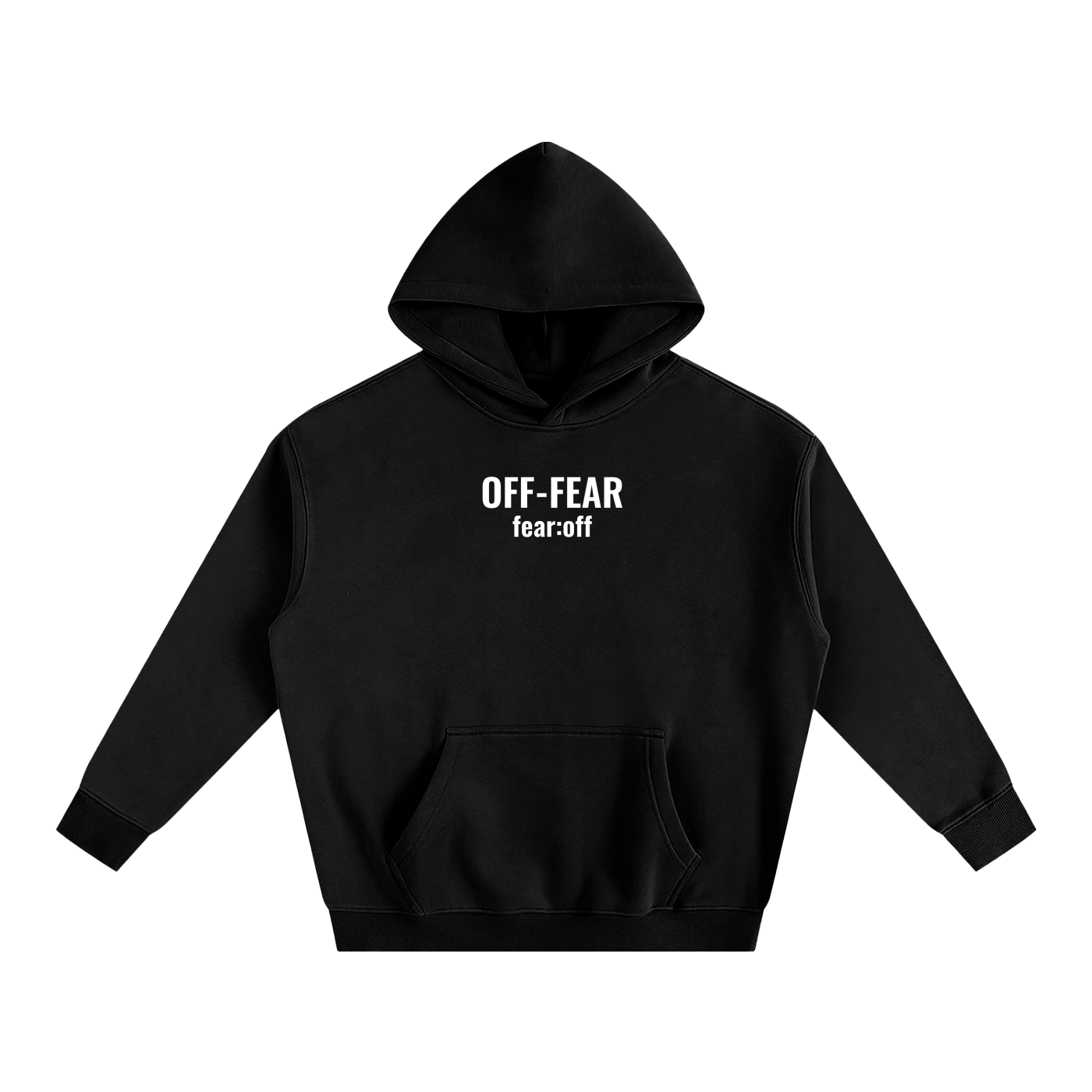 OFF-FEAR Oversize Fleeced Hoodie