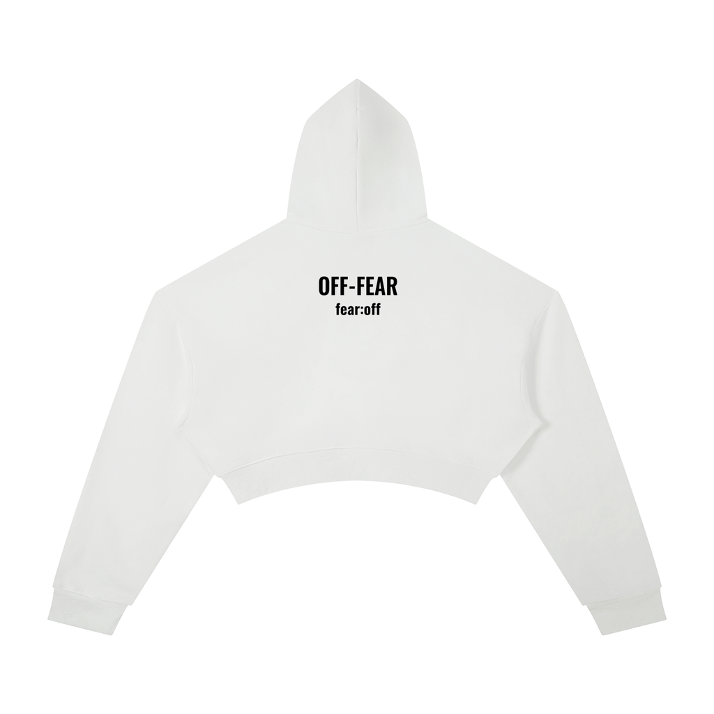 Essential OFF-FEAR Cropped Hoodie