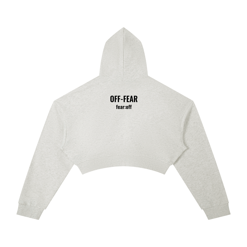 Essential OFF-FEAR Cropped Hoodie