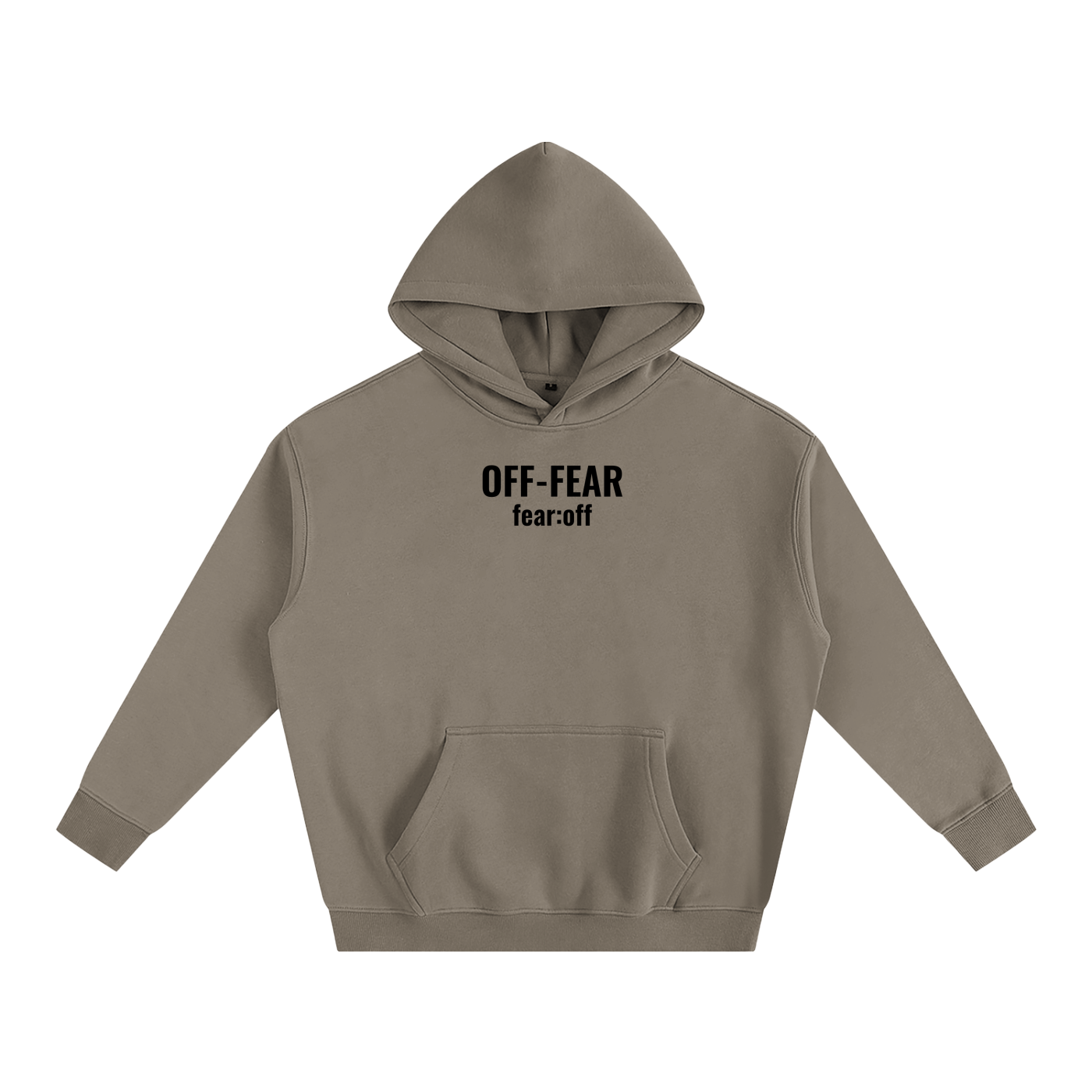 OFF-FEAR Oversize Fleeced Hoodie