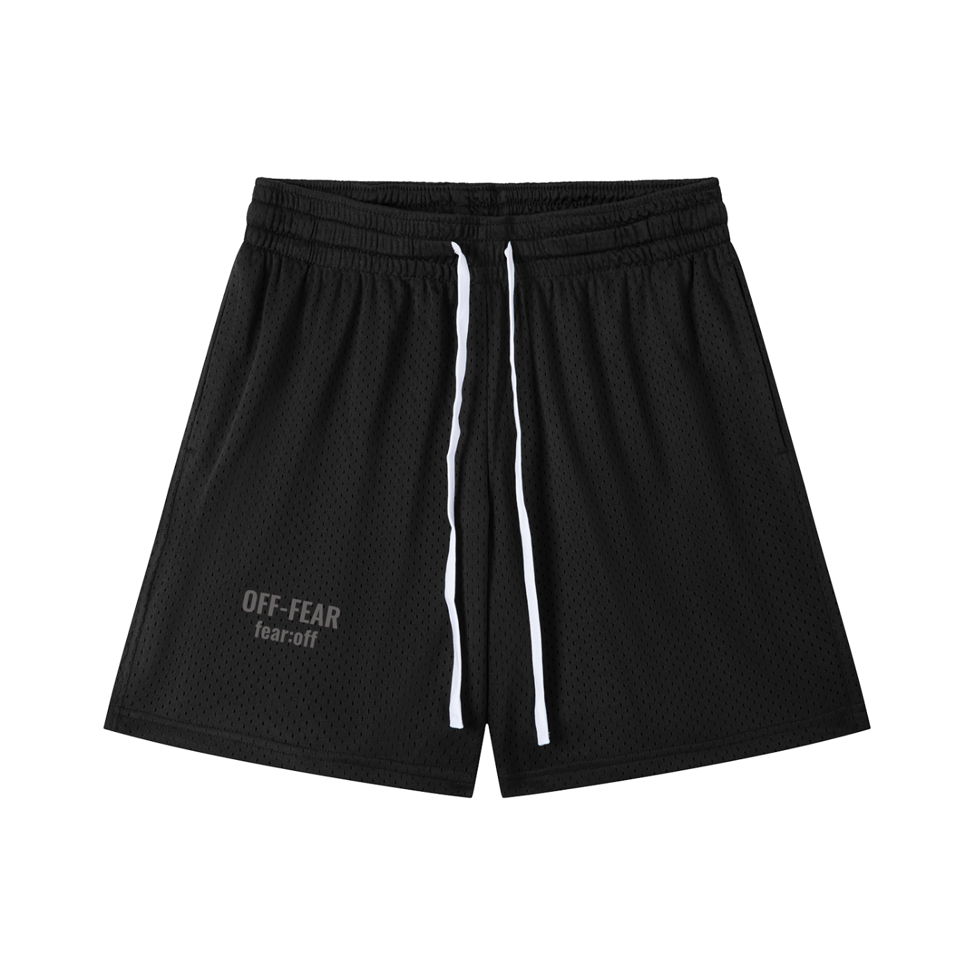 OFF-FEAR Mesh Drawstring Shorts